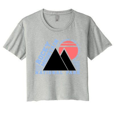 Rocky Mountain National Park Women's Crop Top Tee