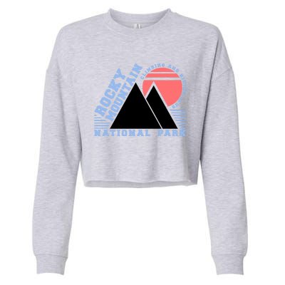 Rocky Mountain National Park Cropped Pullover Crew