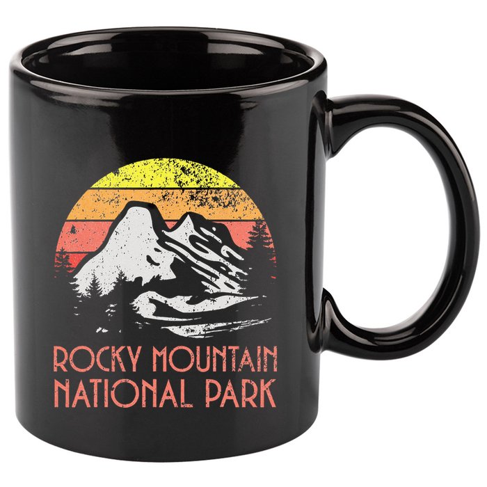 Rocky Mountain National Park 11oz C Handle Ceramic Mug