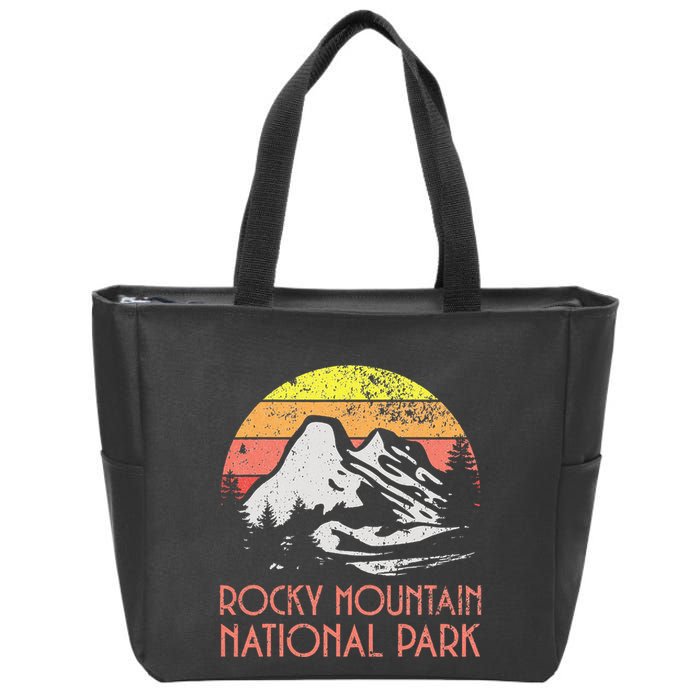 Rocky Mountain National Park Zip Tote Bag
