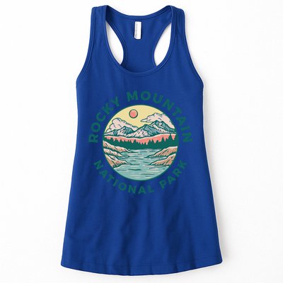 Rocky Mountains National Park Vintage Distressed Colorado Gift Womens Tank Top