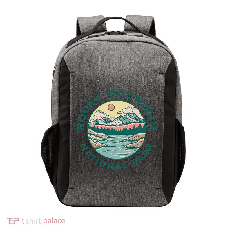 Rocky Mountains National Park Vintage Distressed Colorado Gift Vector Backpack