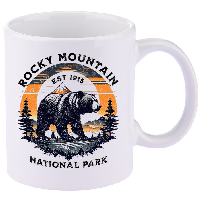 Rocky Mountain National Park 11oz C Handle Ceramic Mug