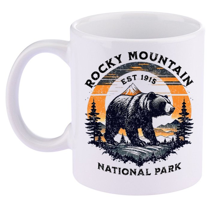 Rocky Mountain National Park 11oz C Handle Ceramic Mug