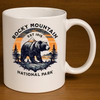 Rocky Mountain National Park 11oz C Handle Ceramic Mug