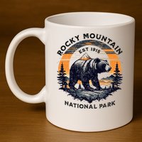 Rocky Mountain National Park 11oz C Handle Ceramic Mug