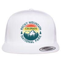 Rocky Mountain National Park Colorado Nature Hiking Flat Bill Trucker Hat