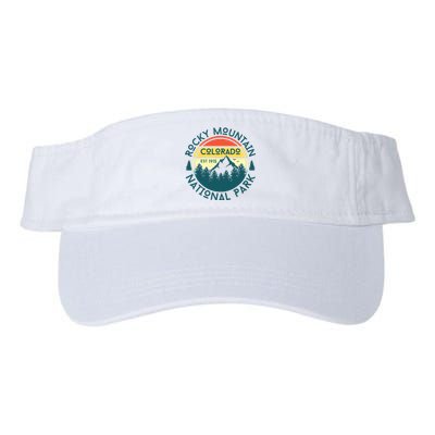 Rocky Mountain National Park Colorado Nature Hiking Valucap Bio-Washed Visor