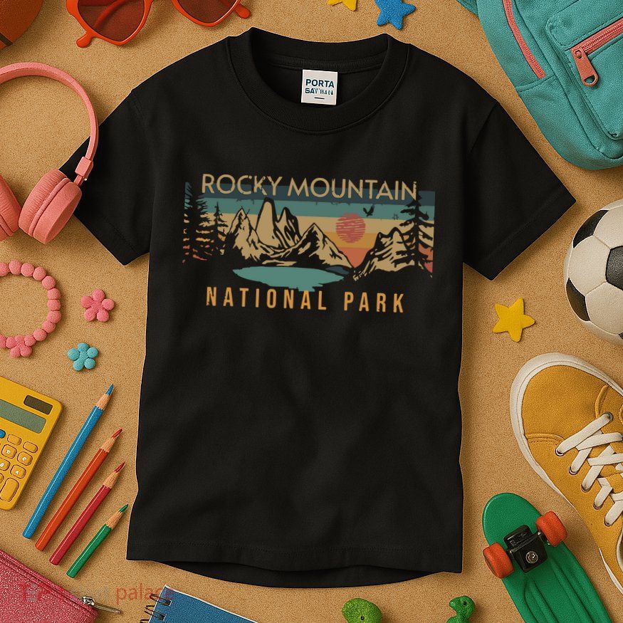 Rocky Mountain National Park Kids T-Shirt