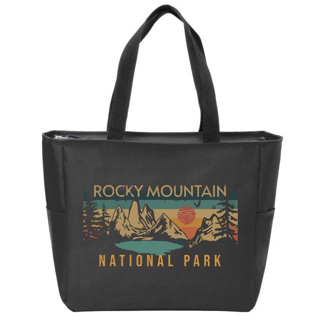 Rocky Mountain National Park Zip Tote Bag
