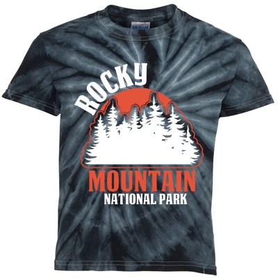 Rocky Mountain National Park Kids Tie-Dye T-Shirt