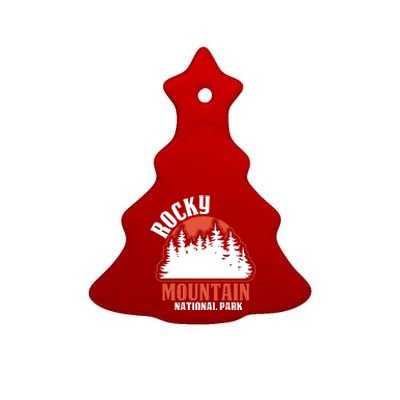 Rocky Mountain National Park Ceramic Tree Ornament