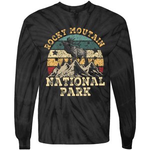 Rocky Mountain National Park Tie-Dye Long Sleeve Shirt