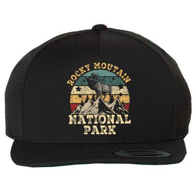 Rocky Mountain National Park Wool Snapback Cap