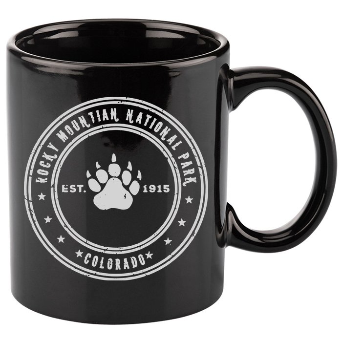 Rocky Mountain National Park 11oz C Handle Ceramic Mug
