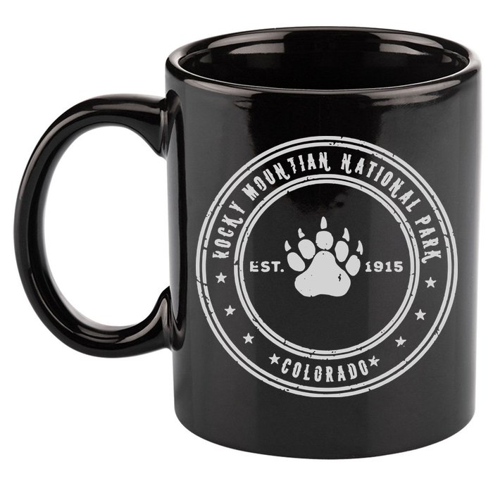 Rocky Mountain National Park 11oz C Handle Ceramic Mug