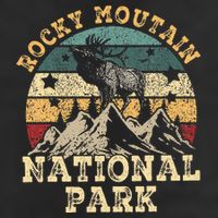 Rocky Mountain National Park 7 Panel Mesh Trucker Snapback Hat