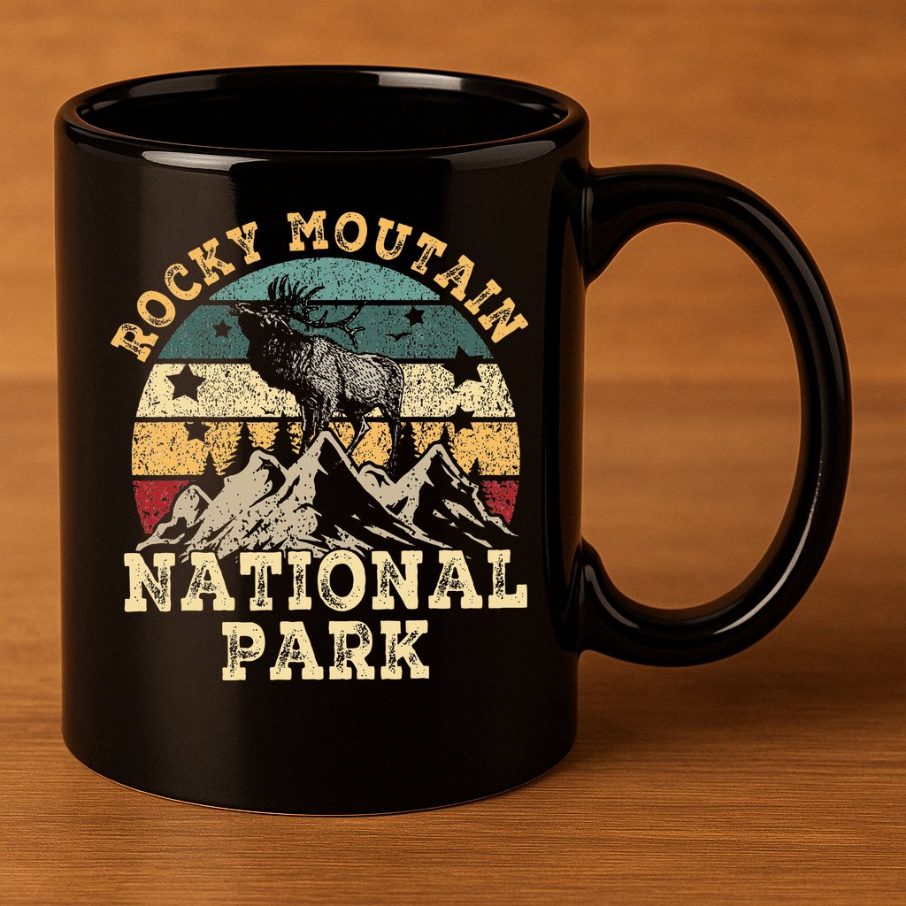Rocky Mountain National Park 11oz C Handle Ceramic Mug