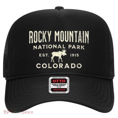 Rocky Mountain National Park High Crown Mesh Back Trucker Hat