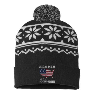 Rich Men North Of Richmond Oliver Anthony USA-Made Snowflake Beanie