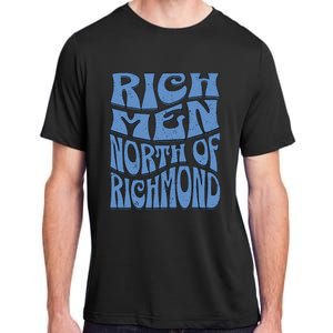 Rich Men North Of Richmond Flag Blue Collar Oliver Anthony Adult ChromaSoft Performance T-Shirt