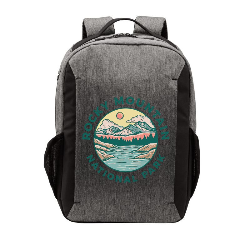 Rocky Mountains National Park Vintage Distressed Colorado Cool Gift Vector Backpack