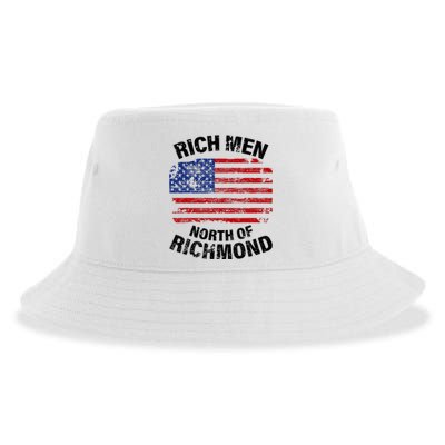 Rich Men North Of Richmond American Flag Sustainable Bucket Hat