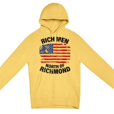 Rich Men North Of Richmond American Flag Premium Pullover Hoodie