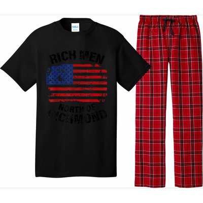 Rich Men North Of Richmond American Flag Pajama Set