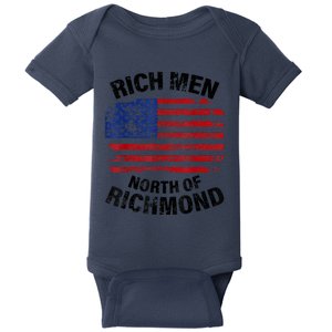 Rich Men North Of Richmond American Flag Baby Bodysuit