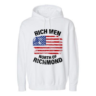 Rich Men North Of Richmond American Flag Garment-Dyed Fleece Hoodie