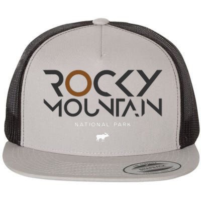 Rocky Mountain National Park Colorado Tonal Flat Bill Trucker Hat