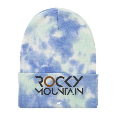 Rocky Mountain National Park Colorado Tonal Tie Dye 12in Knit Beanie