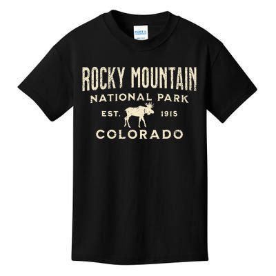 Rocky Mountain National Park Kids T-Shirt