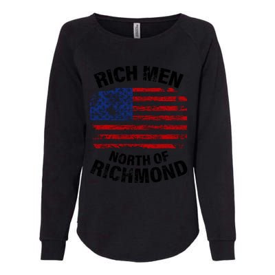 Rich Men North Of Richmond American Flag Womens California Wash Sweatshirt