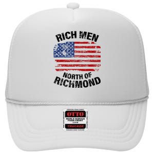 Rich Men North Of Richmond American Flag High Crown Mesh Back Trucker Hat