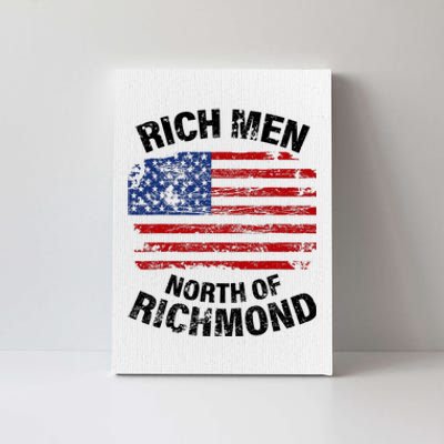 Rich Men North Of Richmond American Flag Canvas