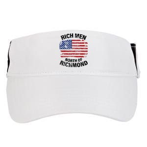 Rich Men North Of Richmond American Flag Adult Drive Performance Visor