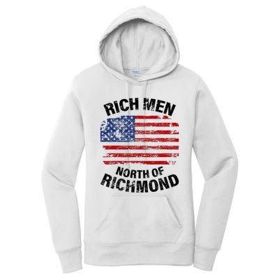 Rich Men North Of Richmond American Flag Women's Pullover Hoodie