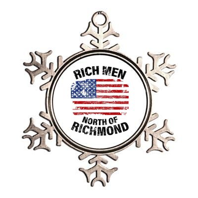 Rich Men North Of Richmond American Flag Metallic Star Ornament