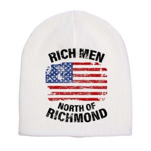 Rich Men North Of Richmond American Flag Short Acrylic Beanie