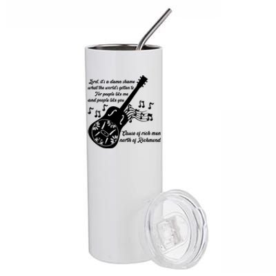 Rich Men North Of Richmond Goochland Country Music Men Women Stainless Steel Tumbler