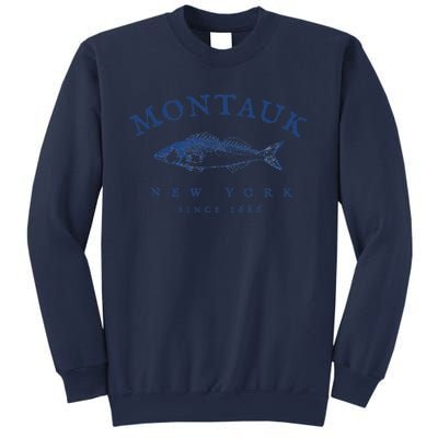 Retro Montauk New York Fishing Sweatshirt