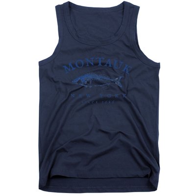 Retro Montauk New York Fishing Tank Top