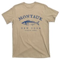 Retro Montauk New York Fishing T-Shirt