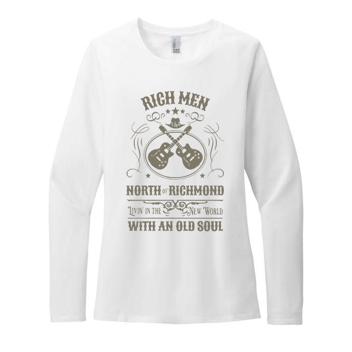 Rich Men North Of Richmond Live In The New World With An Old Soul Womens CVC Long Sleeve Shirt