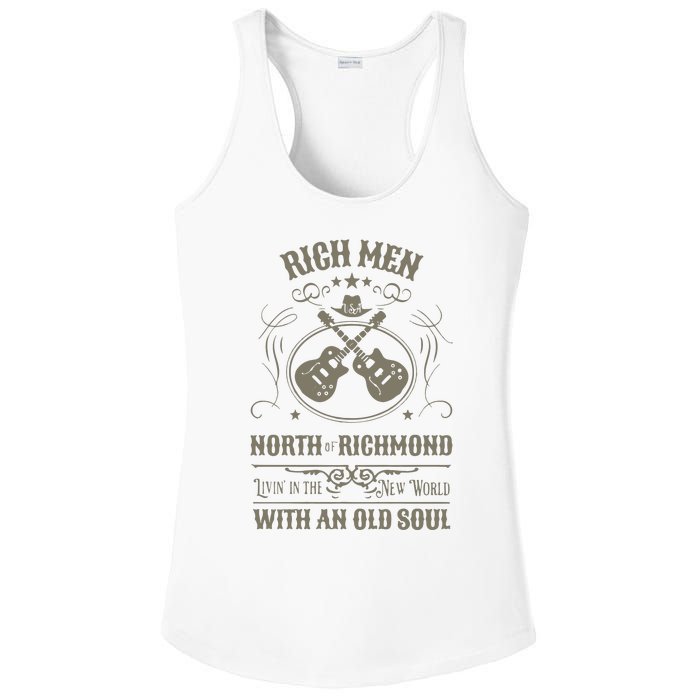 Rich Men North Of Richmond Live In The New World With An Old Soul Ladies PosiCharge Competitor Racerback Tank