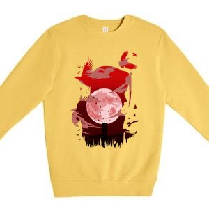 Red Moon Ninja Premium Crewneck Sweatshirt