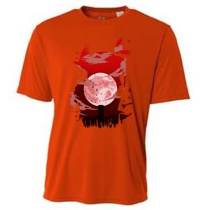 Red Moon Ninja Cooling Performance Crew T-Shirt