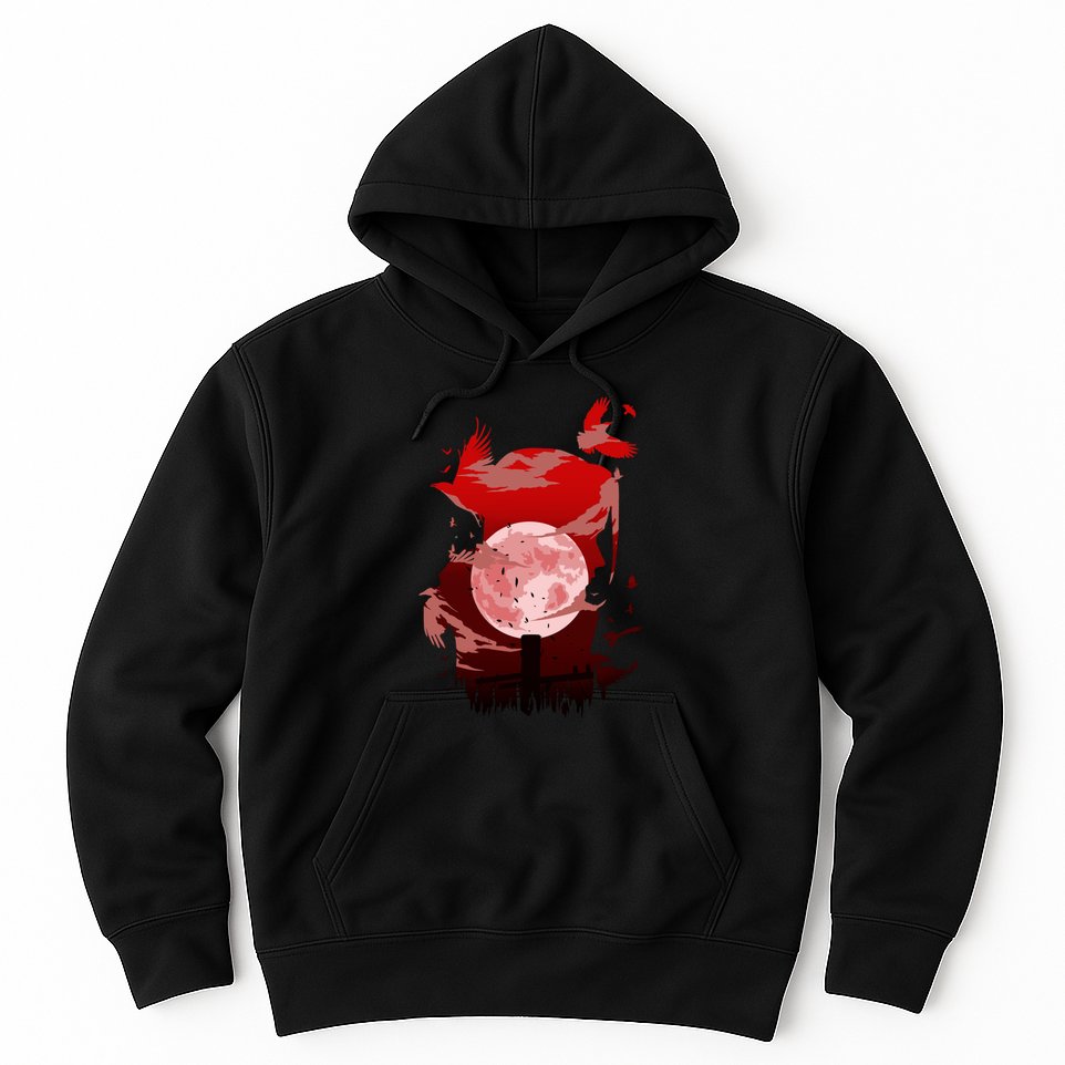 Red Moon Ninja Hoodie
